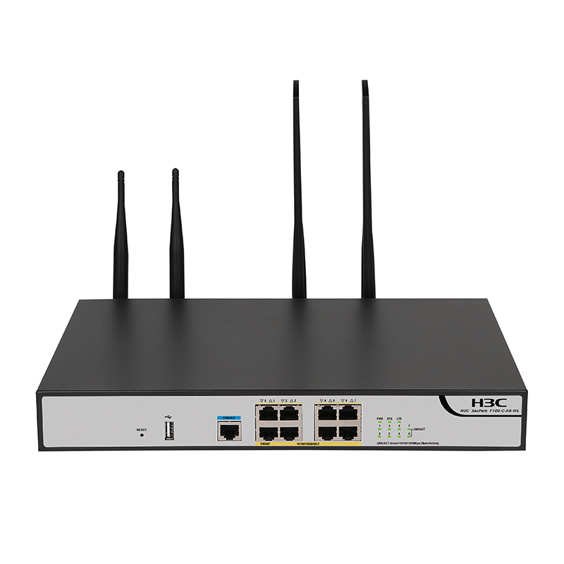 H3C F100-C-A6-WL 8口全千兆中小型桌面企业级VPN防火墙